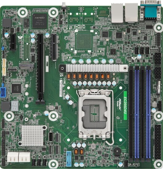 Asrock EC266D4U Intel C266 DDR5 LGA1700 micro ATX Alaplap