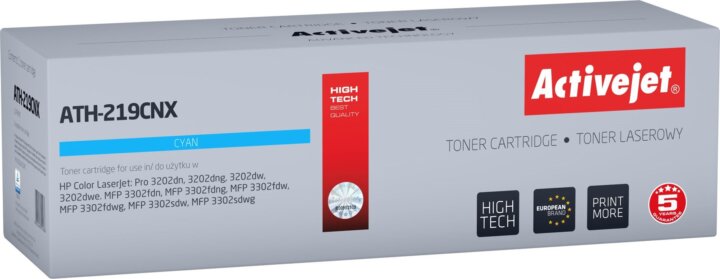 Activejet (HP 219X) Utángyártott Toner - Kék