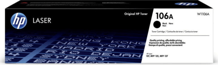 HP W1106A No.106A Eredeti toner - Fekete