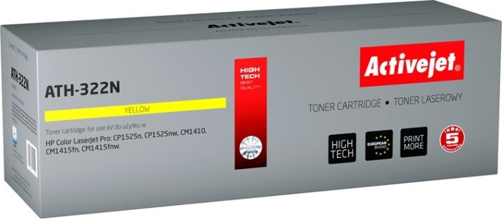 Activejet (HP 128A) Utángyártott Toner - Sárga