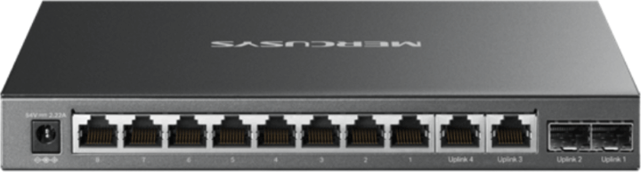 Mercusys MS112GMP 12-port Gigabit PoE Asztali Switch