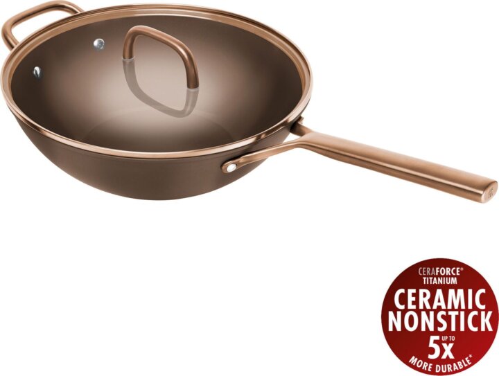 Zwilling Milano Wok serpenyő 30cm - Barna
