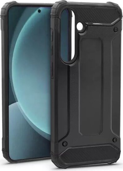 Haffner Samsung SM-S937 Galaxy S25 Ütésálló Telefon Tok - Fekete