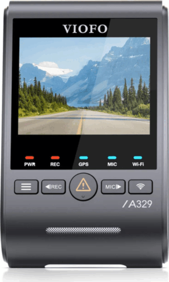 VIOFO A329S 1CH GPS 4K WiFi Autós Menetrögzítő Kamera - Sötét Szürke