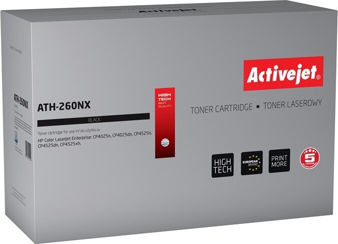 Activejet (HP CE260X) Utángyártott Toner - Fekete