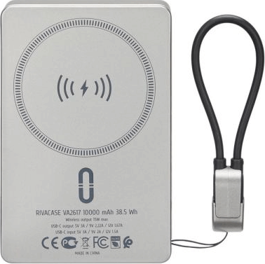 RivaCase Rivapower VA2617 Wireless Powerbank 10000mAh - Szürke