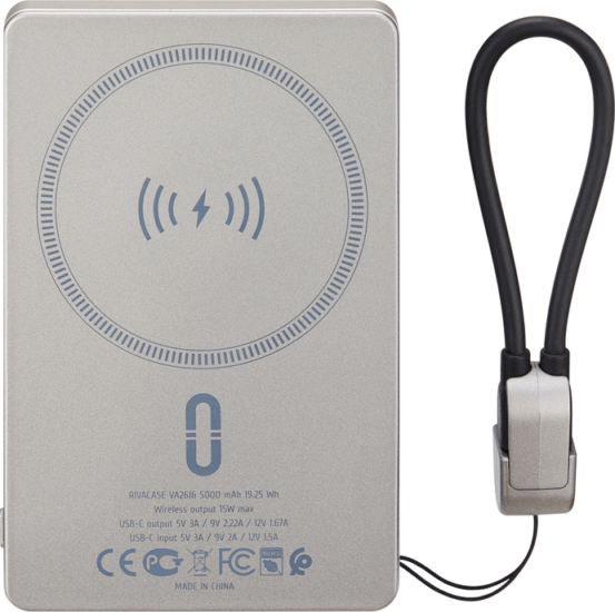 RivaCase Rivapower VA2616 Wireless Powerbank 5000mAh - Szürke