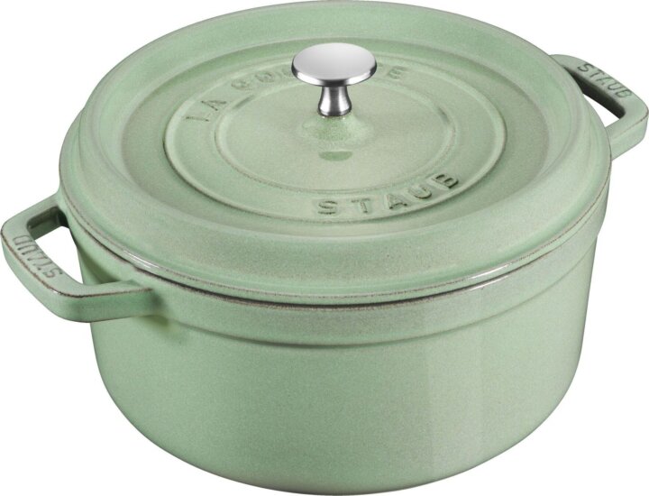 Staub La Cocotte Öntöttvas Lábas 26cm - Zsályazöld