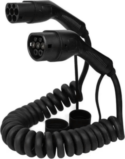 Defenzo Spiro AC11 7M Elektromos autó töltőkábel 7m (11 kW - 16A) - Fekete