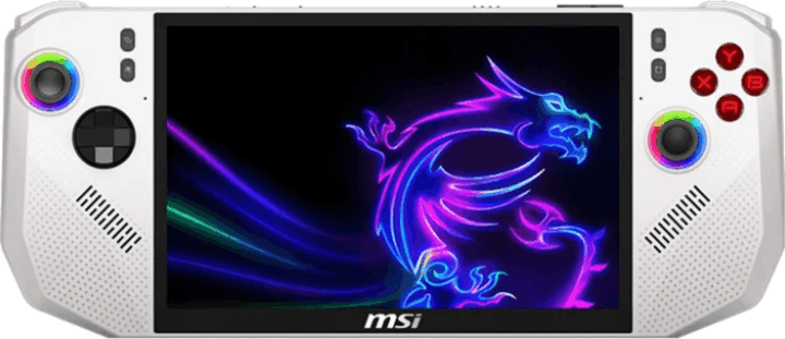 MSI Claw A8 BZ2EM-036 Polar Tempest Hordozható Játékkonzol ( 1TB ) - Fehér