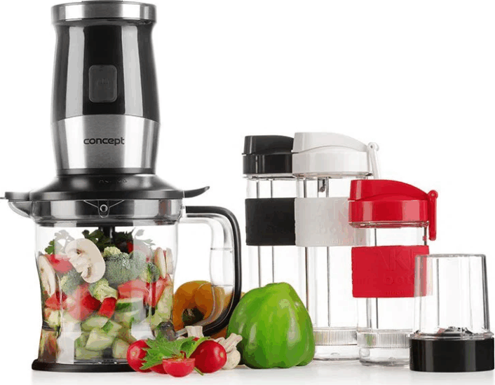 Concept SM3390 Elektromos Turmixgép 1.2L / 700 Watt - Fekete / Inox