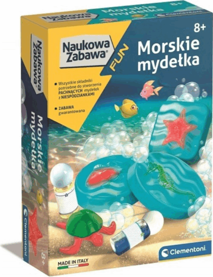 Clementoni 50709 Tengeri szappanok kísérletező készlet