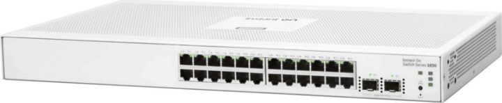 HPE Networking Instant On 1830 Smart Managed 24-port Gigabit Rack Switch HPE Networking Instant On 1830 Smart Managed 24-port Gigabit Rack Switch