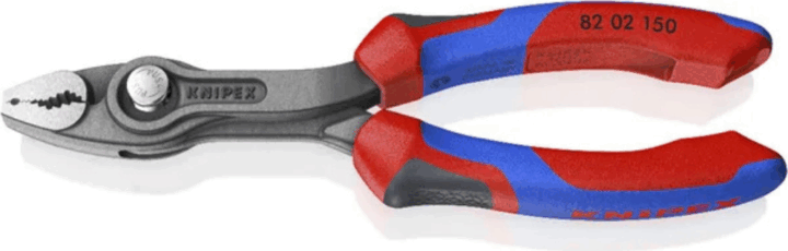 Knipex 8202150 TwinGrip Elülső Kombinált Fogó - Piros/Kék