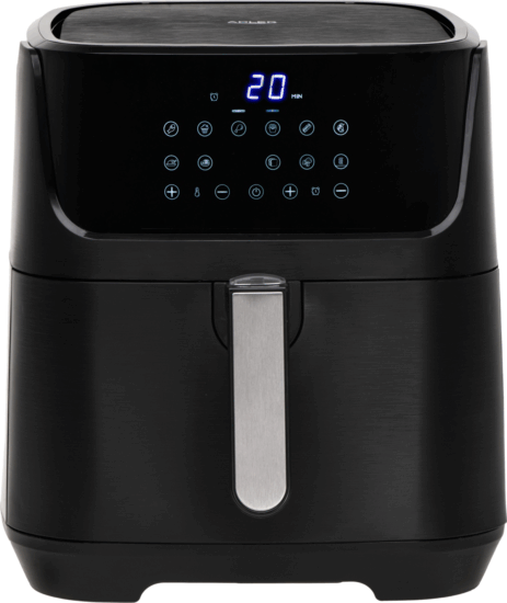 Adler AD 6317 AirFryer Forrólevegős sütő 5,5L 1800 Watt - Fehér