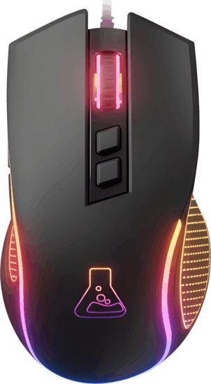The G-Lab Kult Thorium RGB USB Gaming Egér - Fekete
