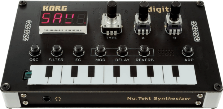 Korg NTS-1 DIY Mini Szintetizátor készlet - Fekete