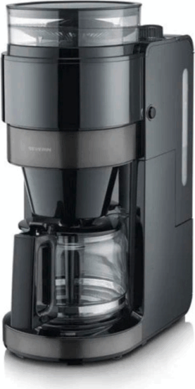 Severin KA 4830 Filteres Kávéfőző Darálóval és Üveg kiöntővel 900 Watt - Fekete