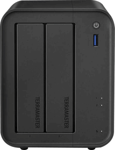 TerraMaster F2-425 2-rekeszes NAS hálózati adattároló