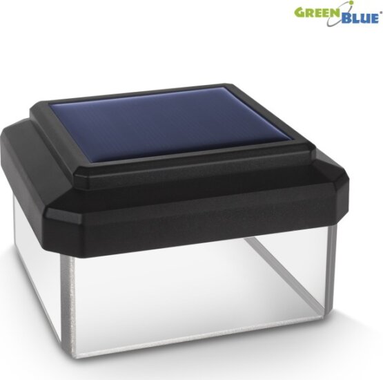 GreenBlue GB127 WW Napelemes Kerti Oszlop Dekor Lámpa - Fekete GreenBlue GB127 WW Napelemes Kerti Oszlop Dekor Lámpa - Fekete