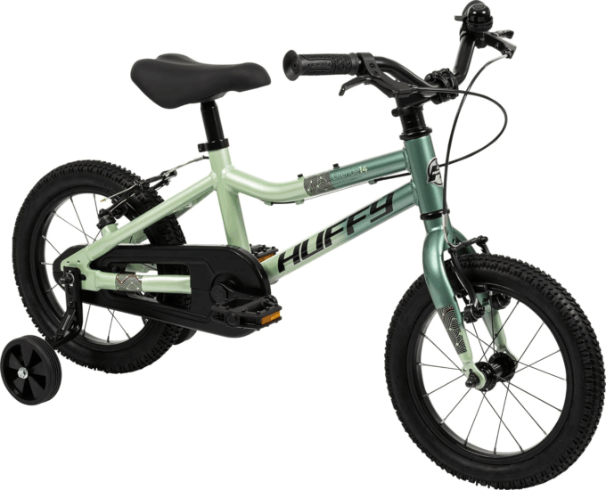 Huffy 24205W Literide Alu Gyerek kerékpár pótkerékkel 14" - Zöld