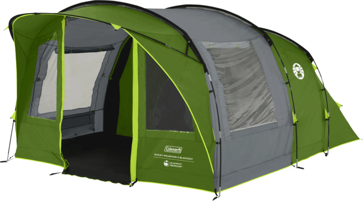 Coleman 2213851 Rocky Mountain 5 személyes Alagút sátor 480 x 310 x 195 cm - Zöld / Szürke
