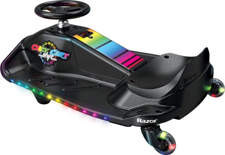 Razor CRAZY CART Shift Lightshow elektromos Gyerek gokart - Fekete