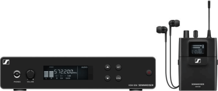 Sennheiser XSW IEM SET Vezeték nélküli Fülmonitor készlet 476-500 MHz - Fekete