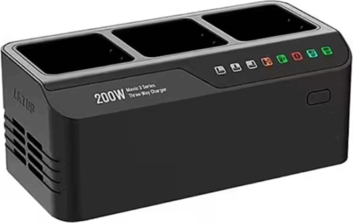Autel 102002545 Akkumulátor töltő EVO Max sorozatú drónokhoz 200W - Fekete