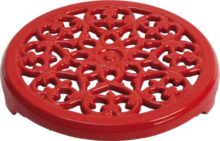 Staub Trivet Öntöttvas Edény alátét Ø 23cm - Cseresznye piros