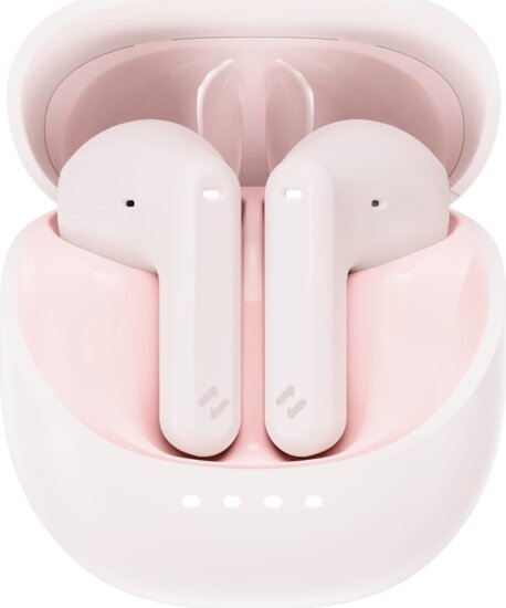 Havit TW931 - TWS ENC Bluetooth Fülhallgató Headset Töltőtokban - Rózsaszín