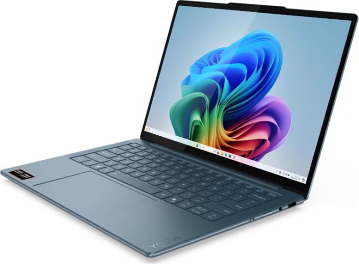 Lenovo Yoga Slim 7 14AKP10 Laptop Zöldeskék (14" / AMD Ryzen AI 5-340 / 16GB / 1TB M.2 SSD / Win 11 Home)