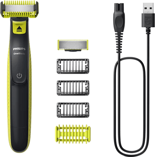 Philips QP2824/10 OneBlade Elektromos Haj- és szakállnyíró - Szürke / Lime