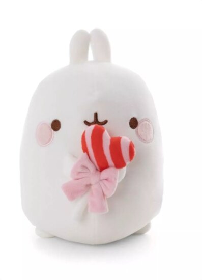 Nici Molang a nyuszi nyalókával plüssfigura 16 cm