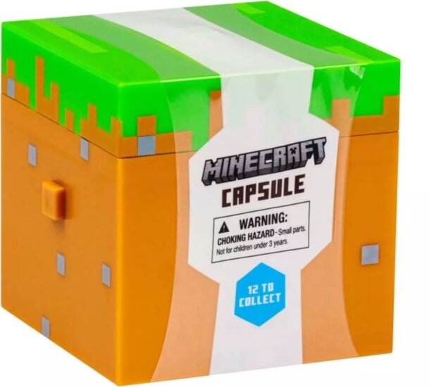 P.M.I. Minecraft gyűjthető meglepetés figura kapszulában 7 cm - Többféle