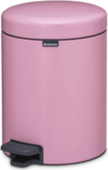 Brabantia Treteimer Newicon 5 literes pedálos rozsdamentes acél szemetes - Rózsaszín Brabantia Treteimer Newicon 5 literes pedálos rozsdamentes acél szemetes - Rózsaszín