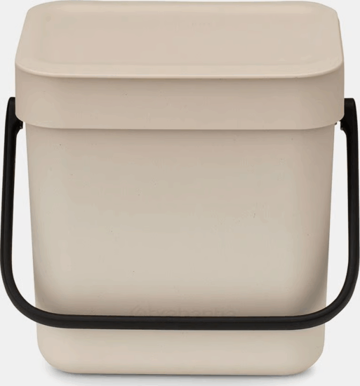 Brabantia Sort & Go 3 literes Szelektív Műanyag szemetes tetővel - Bézs