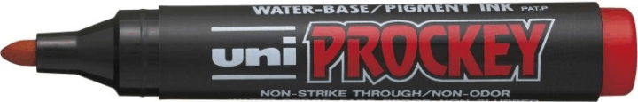 Uni PM122 Prockey 1,2-1,8mm Flipchart marker - Piros