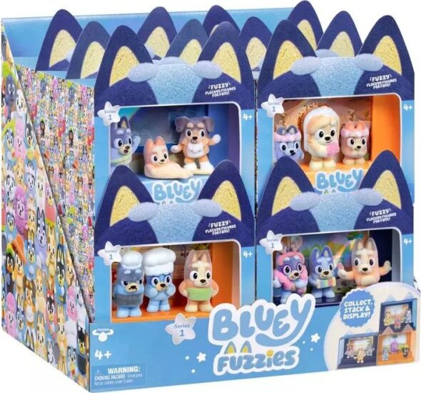 Moose Toys Bluey 3 darabos Fuzzies játékszett - Többféle