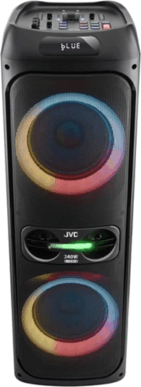 JVC XSEP624B RGB Bluetooth Karaoke Party Hangszóró Mikrofonnal 240W - Fekete