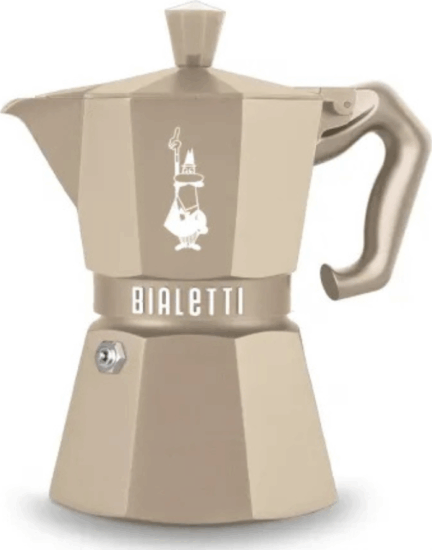 Bialetti Moka Exclusive 3 személyes Kotyogós kávéfőző - Homok