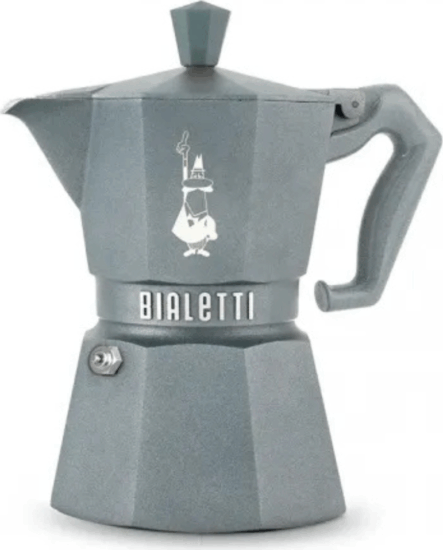 Bialetti Moka Exclusive 3 személyes Kotyogós kávéfőző - Szürke