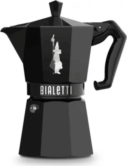Bialetti Moka Exclusive 6 személyes Kotyogós kávéfőző - Fekete