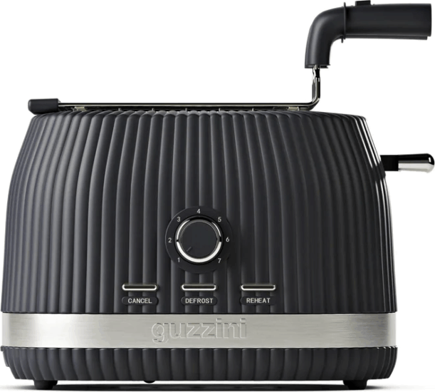 Guzzini Sous Chef 2 szeletes kenyérpirító 800W - Sötétszürke