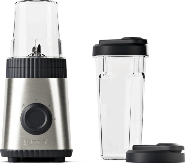 Guzzini Sous Chef On the go Hordozható turmixgép 600ml / 320W - Fekete/Inox