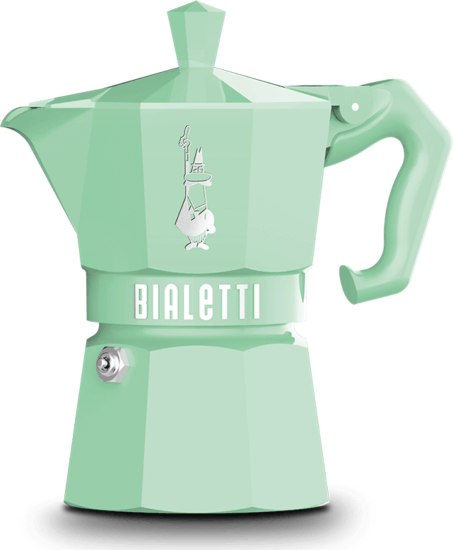 Bialetti Moka Exclusive 6 személyes Kotyogós kávéfőző - Zöld