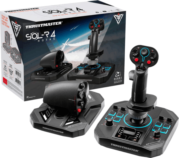 Thrustmaster SOLR4 HOTAS WW Joystick - Fekete