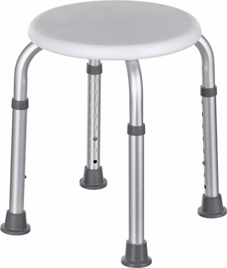 ActionMed KP200AM Aluminium Fürdőszobai Zuhanyszék Max 110kg - Fehér