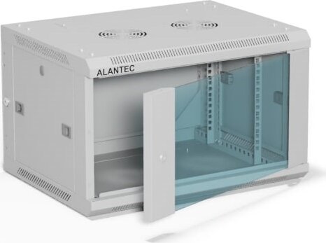 Alantec 19" Fali rack szekrény 6U 600x450mm - Szürke Alantec 19" Fali rack szekrény 6U 600x450mm - Szürke