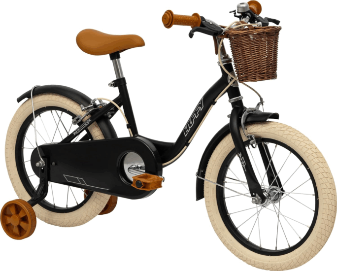Huffy 21255W Vintage Gyerek kerékpár 16" - Fekete/Barna Huffy 21255W Vintage Gyerek kerékpár 16" - Fekete/Barna